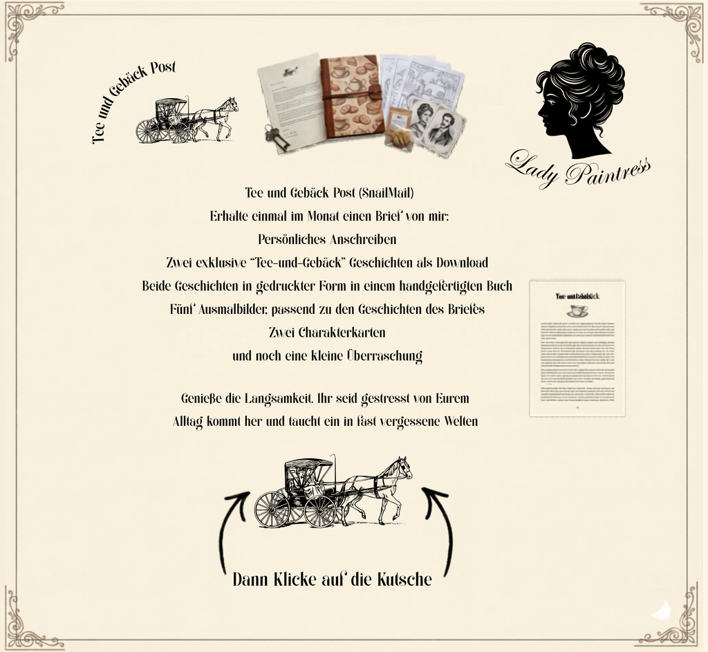 Tee und Gebäck Post