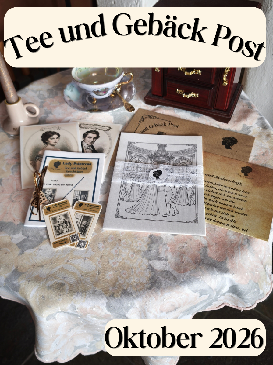 Tee und Gebäck Post Oktober – Snail Mail Briefe & Regency Stories